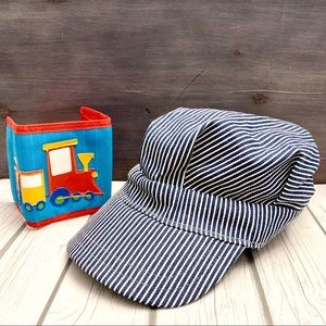 Train conductor hat & Stephen Joseph wallet